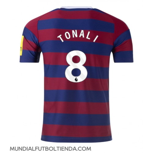 Camiseta Newcastle United Sandro Tonali #8 Segunda Equipación Replica 2024-25 mangas cortas